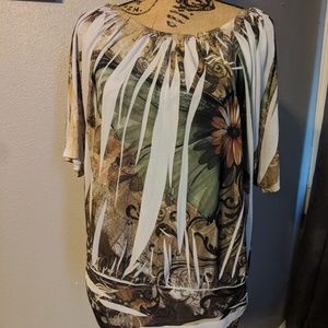Beautiful multi color blouse